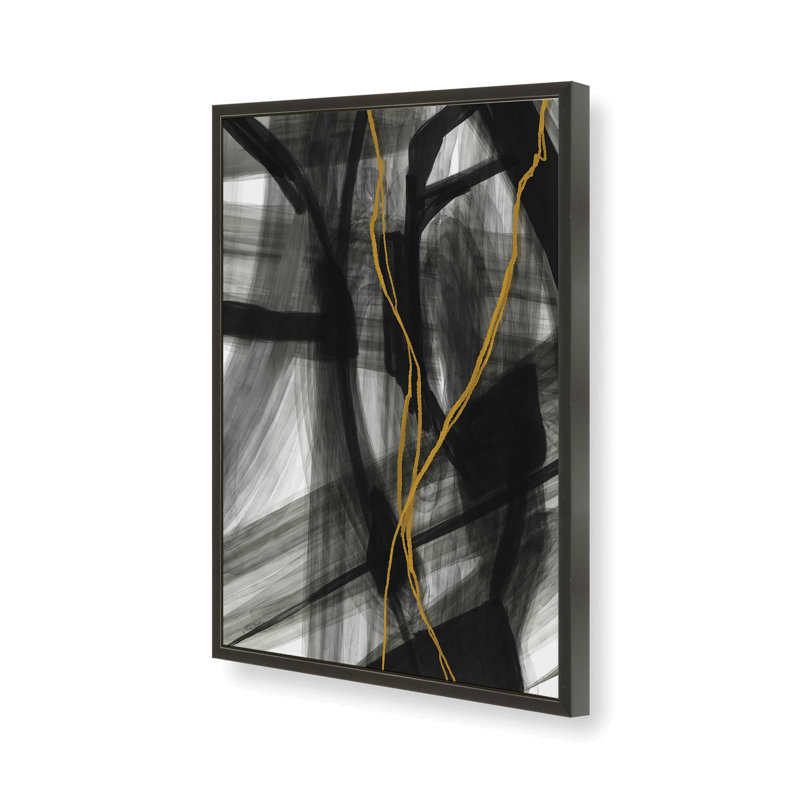 Reflection 1 by Molly Mattin Art Print, 12 W x 18 H, Black, Framed Print