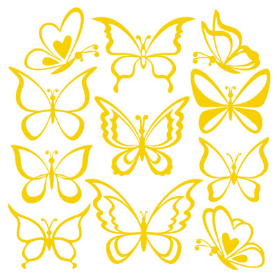 Adhésif décoratif papillon