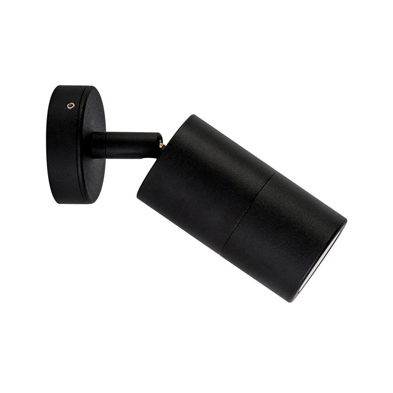Eden 6cm H Outdoor Armed Sconce, Black