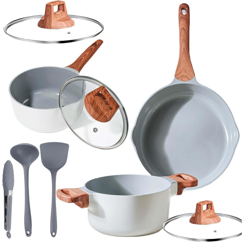 9 - Piece Non-Stick Aluminum Cookware Set