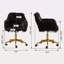 Chaise de bureau moderne, fauteuil moelleux, fauteuil de maquillage avec base plaquée or Modern-1122624054-1122624057