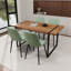 Ensemble de table de salle à manger en MDF et chaise de salle à manger 4 pièces, ensemble de table de salle à manger en bois de style médiéval-952526769-952526768-952526771
