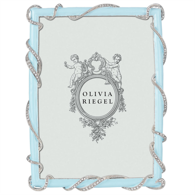 Baby Harlow Metal Picture Frame, Blue, 5" X 7"