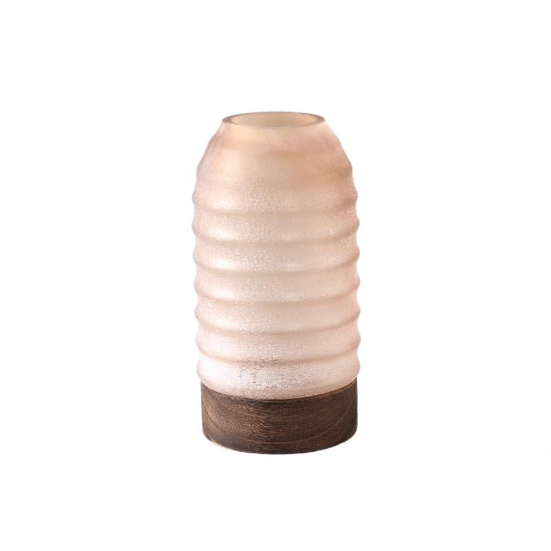 Chasyn Glass Table Vase, Brown, 30cm H x 12cm W x 12cm D