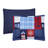 Ocean Inspired Coastal DESIGN STUDIO Nautical Patch Blue Ultra Soft Microfiber Reversible Comforter Set-1621428789