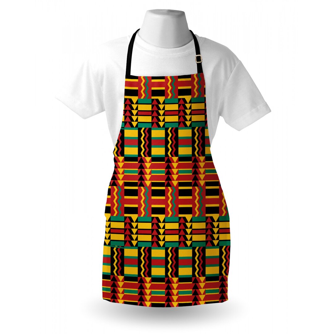 Kochschürze, Zimbabwe, Kente Muster, Mehrfarbig