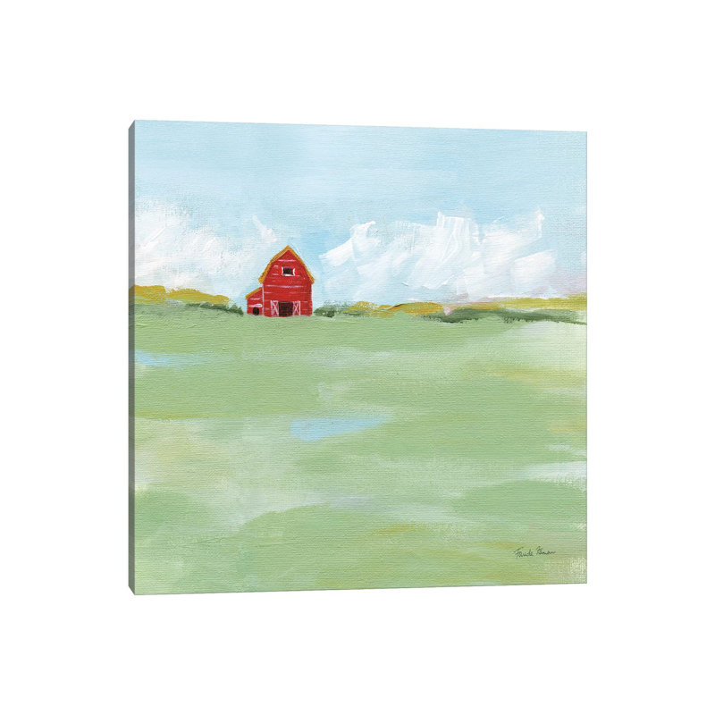 Country Feel by Farida Zaman - Wrapped Canvas Print, 30.48 cm H x 30.48 cm W