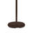 Webster Adjustable LED Floor Lamp Adjustable Glass Shade, Floor Step Switch