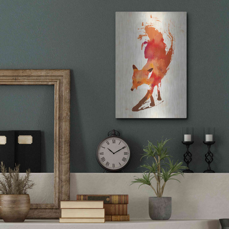 "Vulpes Vulpes" par Robert Farkas, H 16 po x l 12 po
