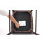 Tabouret de bar rembourré de style milieu du siècle, avec structure en bois massif, dossier incurvé et siège en tissu doux, idéal pour un îlot de cuisine moderne.-1944447973-1944447974