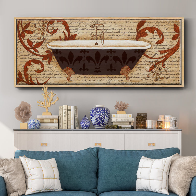 Renaissance Bath II- Framed Canvas