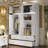 Arayah 63'' Wide Large Vacuum-Formed Armoire