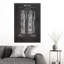 «Sports Blueprints Golf Bag BW» sur toile-92563158