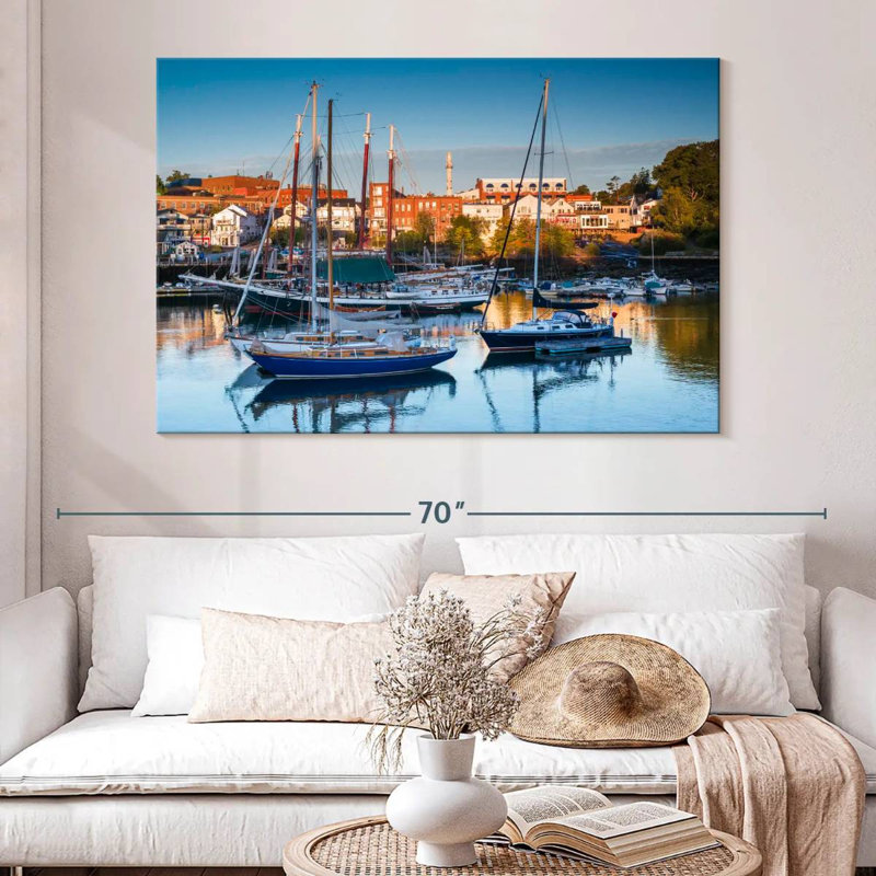 Nicci Camden Harbor, Maine, H 34 po x l 51 po