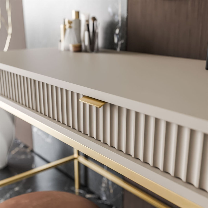 104cm Console Table, Gold