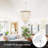 Carragh 4 - Light Dimmable Tiered Chandelier