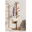 Classic Solid Wood Clothes And Hat Stand-624641977