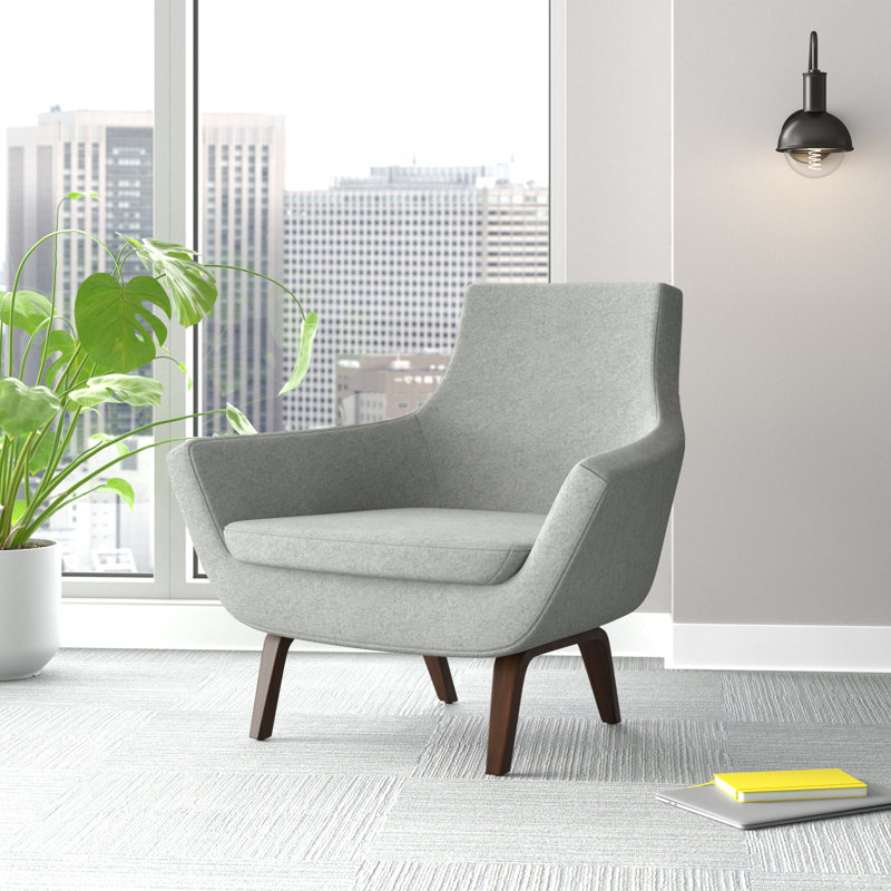 Fauteuil l 31 po Lakewood, Laine pistache