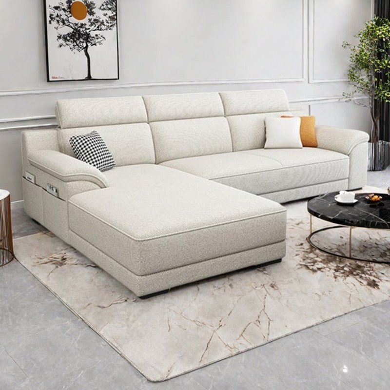 Canapé simple américain moderne, H 38,58 po x l 104,33 po x P 70,86 po
