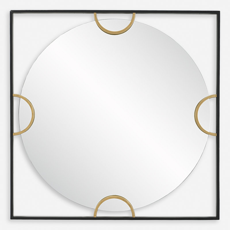 Akasim Iron Square Wall Mirror