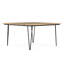 Hunter Solid Mango Wood Dining Table, Industrial Style-1791639676-1782257448