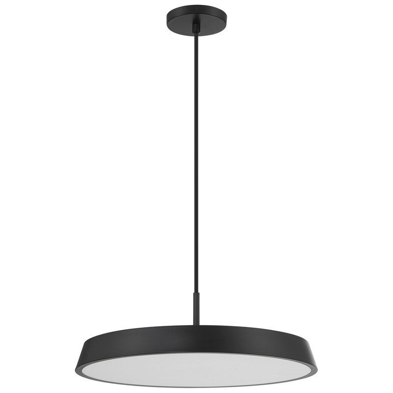 Deshanda LED Pendant, Matte Black, Matte Black