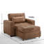 Kridia 77'' Faux Leather Reclining Sleeper Sofa-1814793030-1814793033