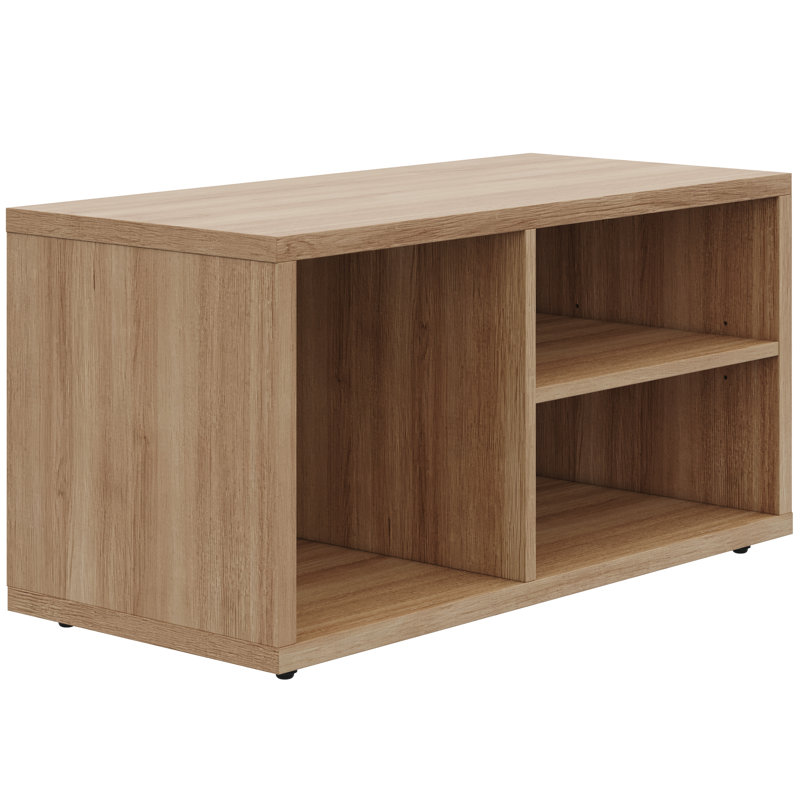 Banc de rangement pour chaussures Porto, Brun