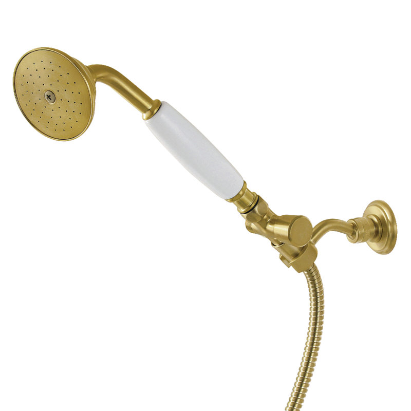 Kingston Brass Victorian Hand Shower Kit, Brushed Brass