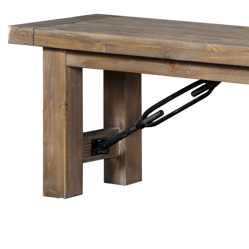 Kadie-Lei Solid Wood Bench