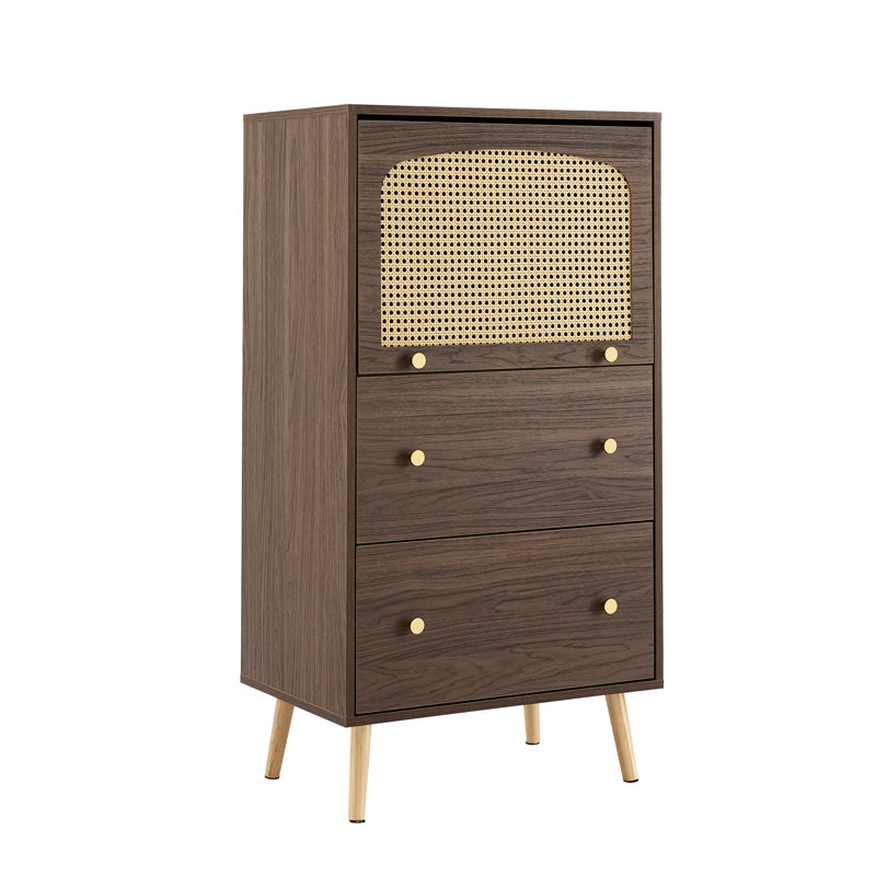 Rattan Sideboard With 2 Drawer And 1 Door