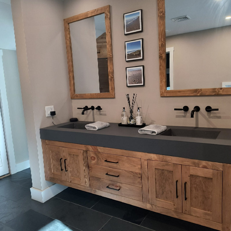 Floating Double Sink Vanity