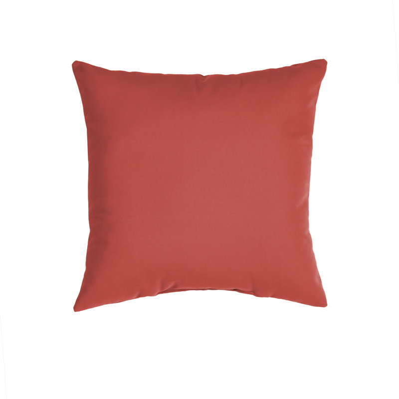 Coussin 20 po Sunbrella, 17 po x 17 po, Henné