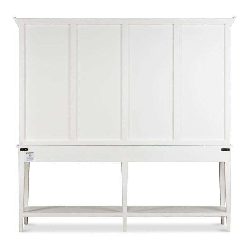 Wilkesville Solid Wood China Cabinet, White