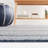 Martha Stewart Cotton Striped Rug in Navy/Light Gray-73725254