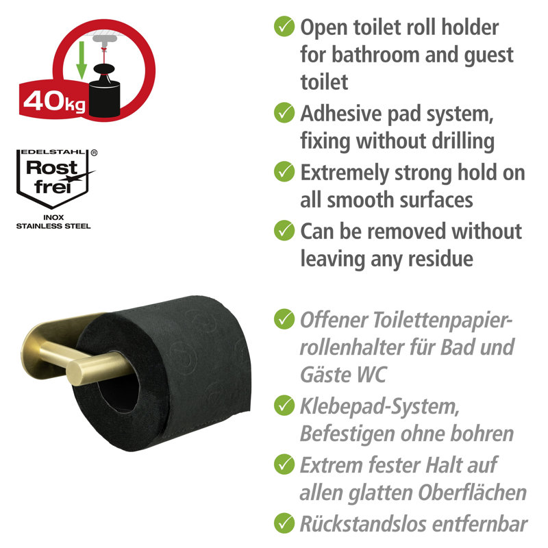 Akel Wall Mounted Toilet Paper Holder