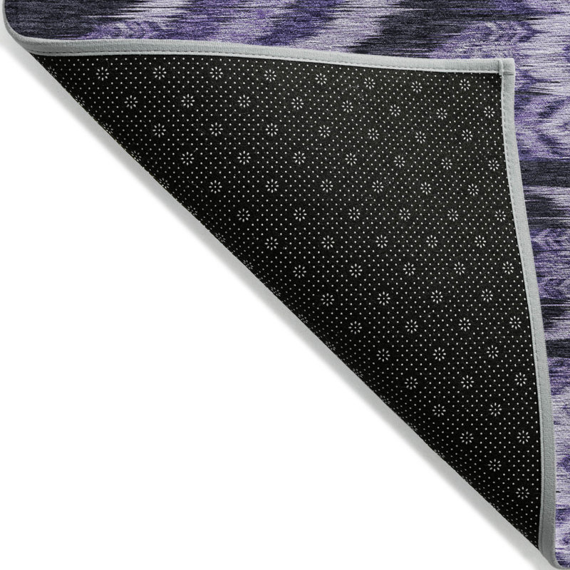5' X 8' Purple Lavender And Plum Southwestern Washable Indoor Outdoor Area Rug, Rectangle 5' X 8'