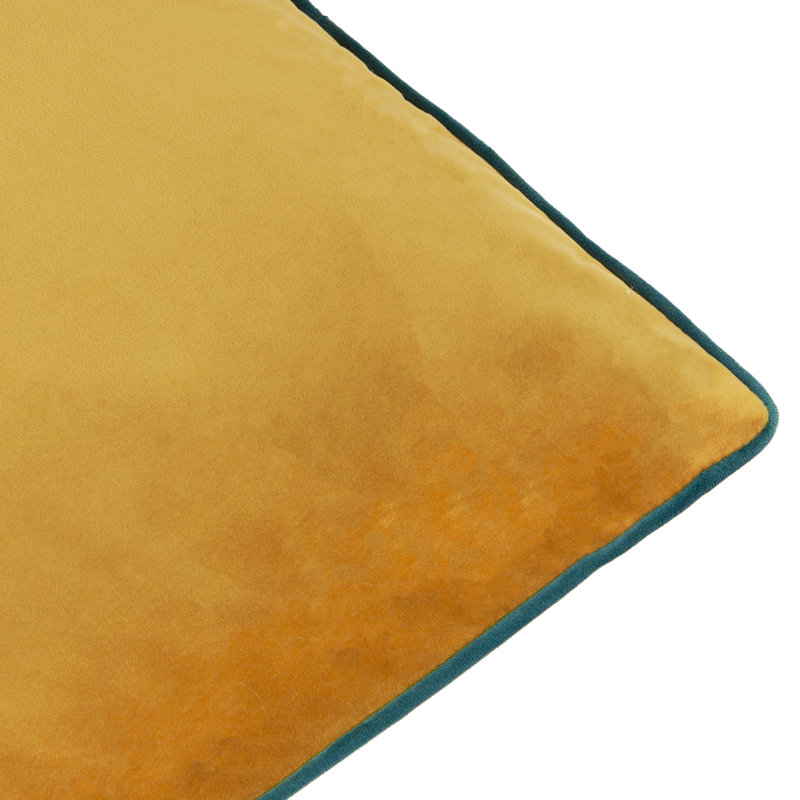 Meridian Square Cushion, Pillow Cover Only - No Insert, Square 55cm, Yellow