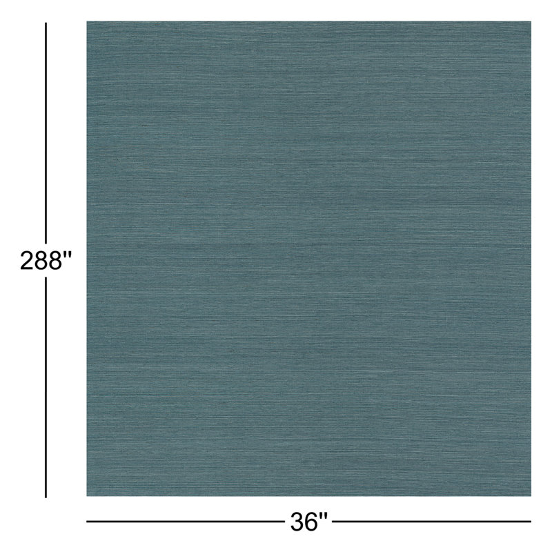 Papier peint Hamza, Bleu, L 36 po x L 24 po