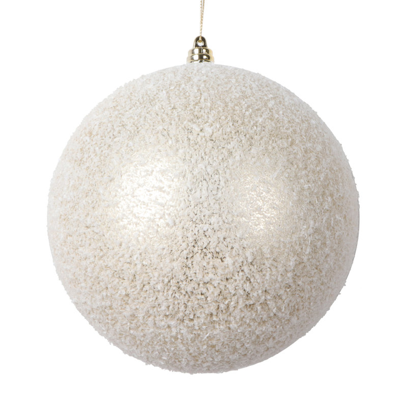 Ornement boule de Noël (ensemble de 2), Champagne
