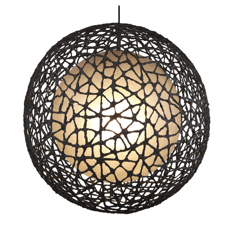 Cuc Me 1 - Light Chandelier, 39.5" H x 39.5" W x 39.5" D, Brown