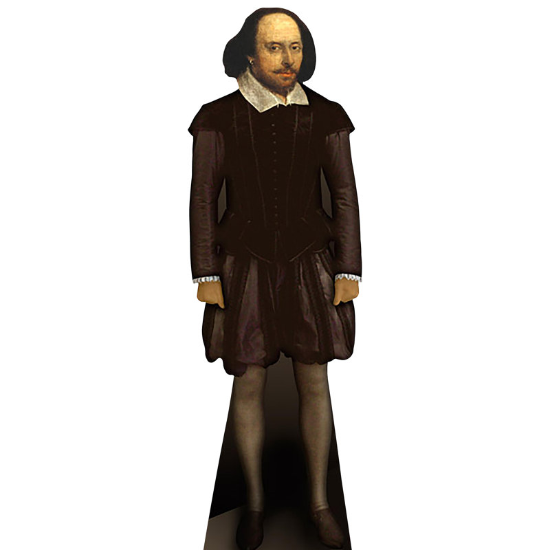 William Shakespeare Cardboard Standup