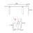 Modern fashion simple rectangular dining table set-102483797