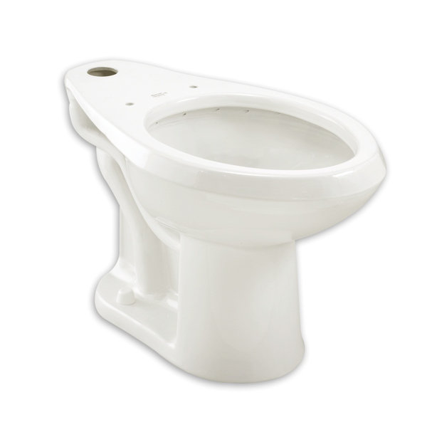American Standard H2Option Dual Flush Elongated Toilet Bowl – 1.0/1.6 GPF, White, Bowl Only, 12" Rough-In, WaterSense Certified