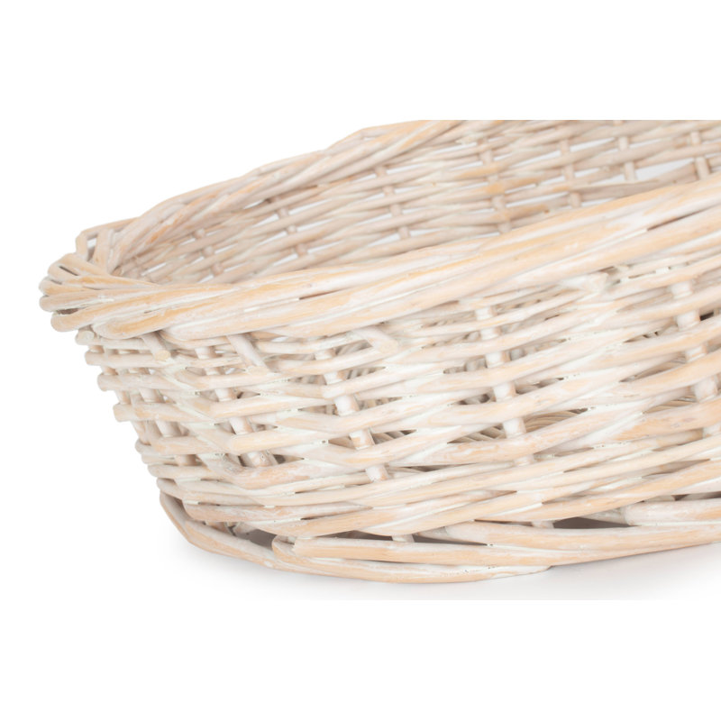 Garstang Wicker Heart Shaped Tray Basket 