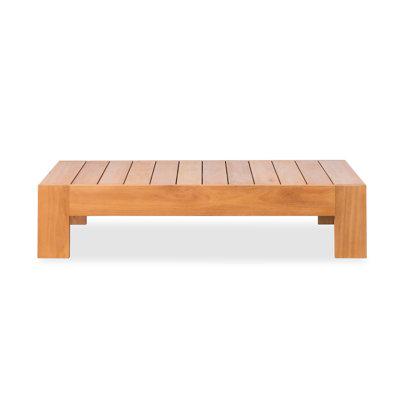 Table basse d'extérieur en eucalyptus Leon