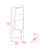 8-Bottle 2-Shelf Bar Cabinet Sideboard Metal Sideboard-1101373180