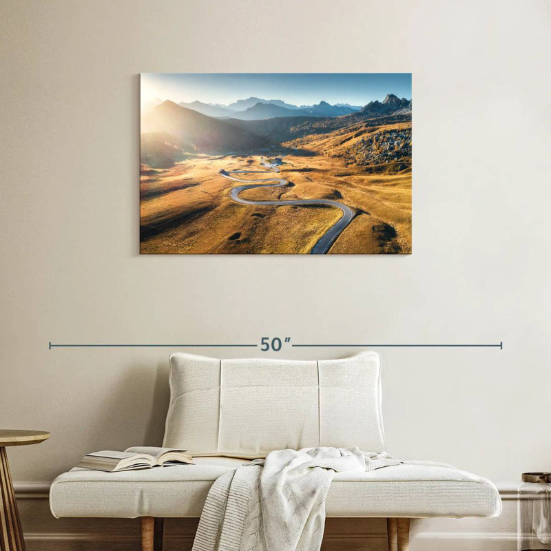 Winding Valley Road, 24" H x 36" W