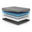 Matelas à plateau divisé infusé de gel-1807816358