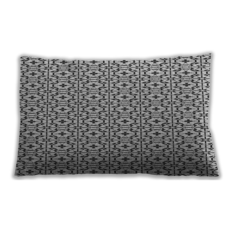 Patterned 954 Throw Pillow, Synthetic, Purple